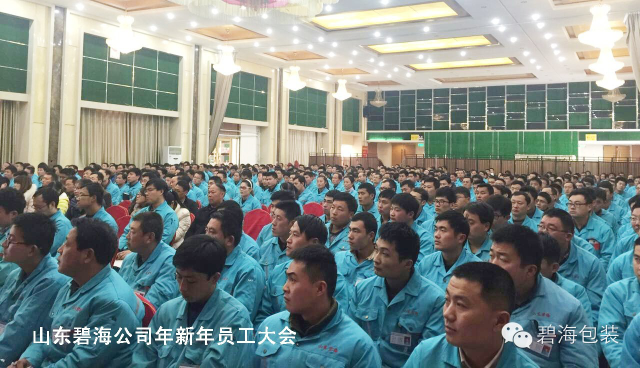 山东碧海公司员工大会 山东碧海公司员工大会
